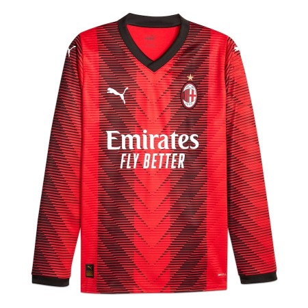 AC Milan Thuisshirt 2023-24 Lange Mouw